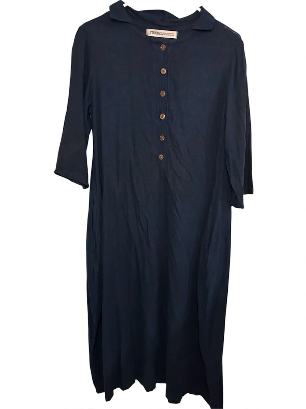 YOUGA Handmade Custom Dress Lagenlook Cottagecore Small Medium See Measurements